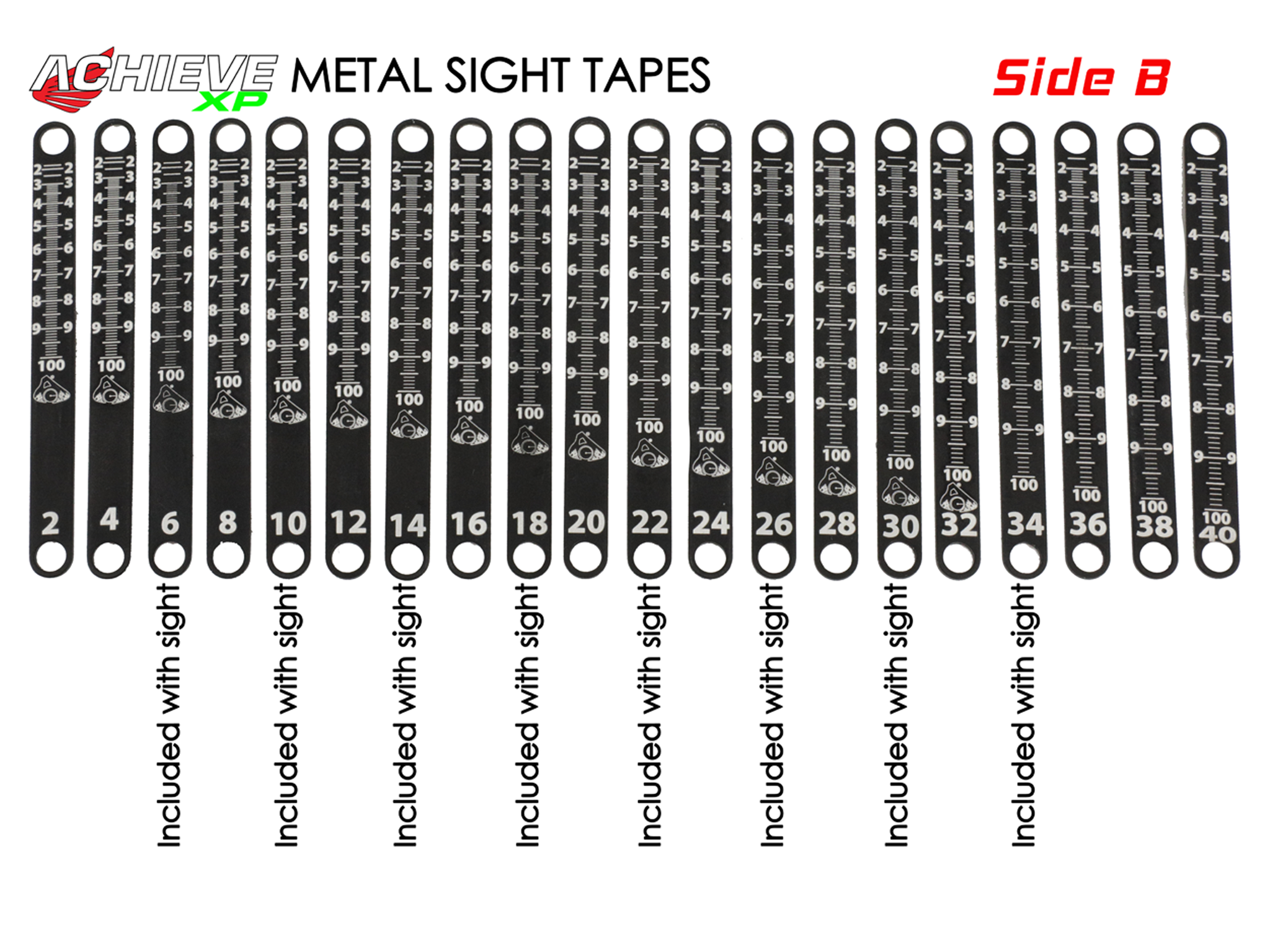 Achieve XP - Metal Sight Tapes - T.R.U.Ball®/AXCEL®